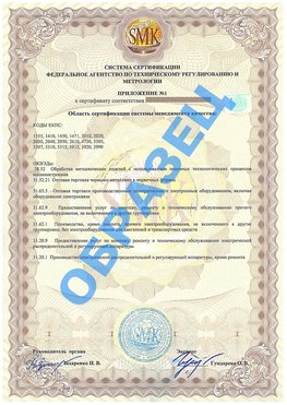 Приложение 1 Железногорск (Курская обл.) Сертификат ГОСТ РВ 0015-002